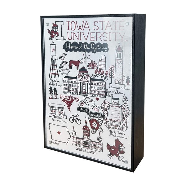 Julia Gash Iowa State Shadow Box Frame (5"x7")